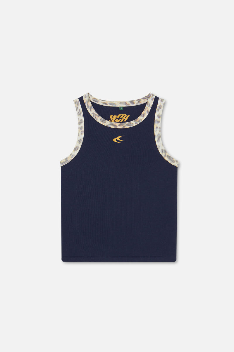 【Seagreen】ONI WAFFLE SKIPPER TANK-TOP Seagreen】ONI WAFFLE SKIPPER TANK-TOP