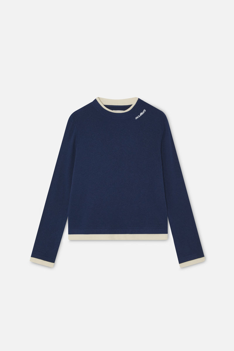 Double Navy Blue Longsleeve