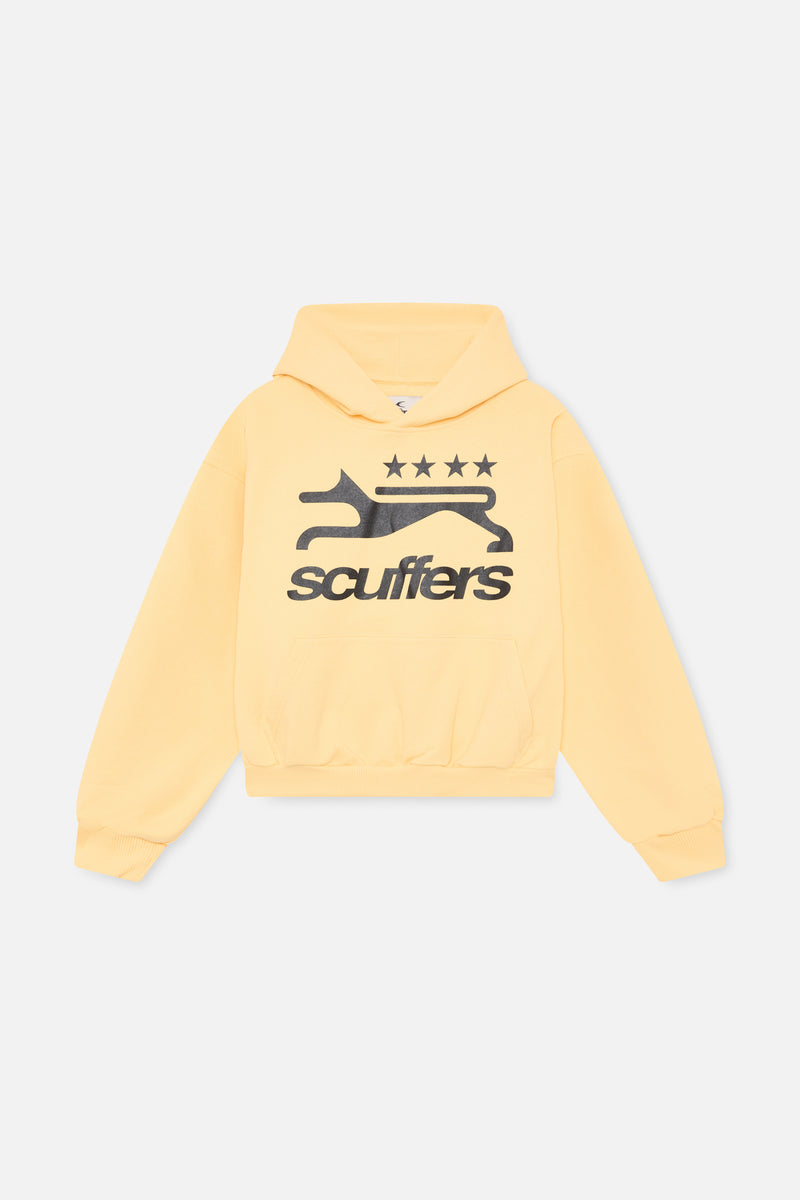Greyhound Yellow Hoodie – Scuffers