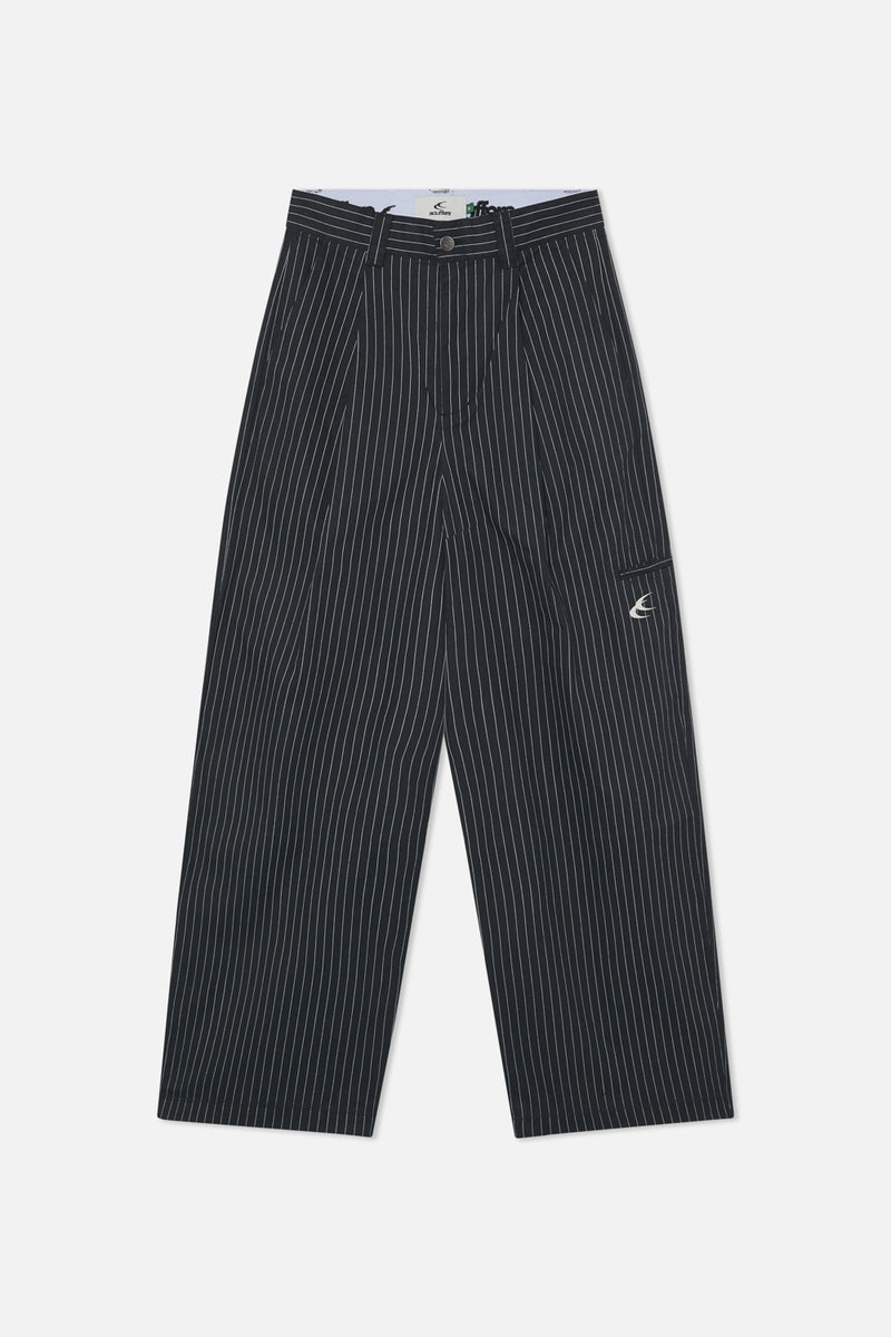 Pinstripe Black Pants