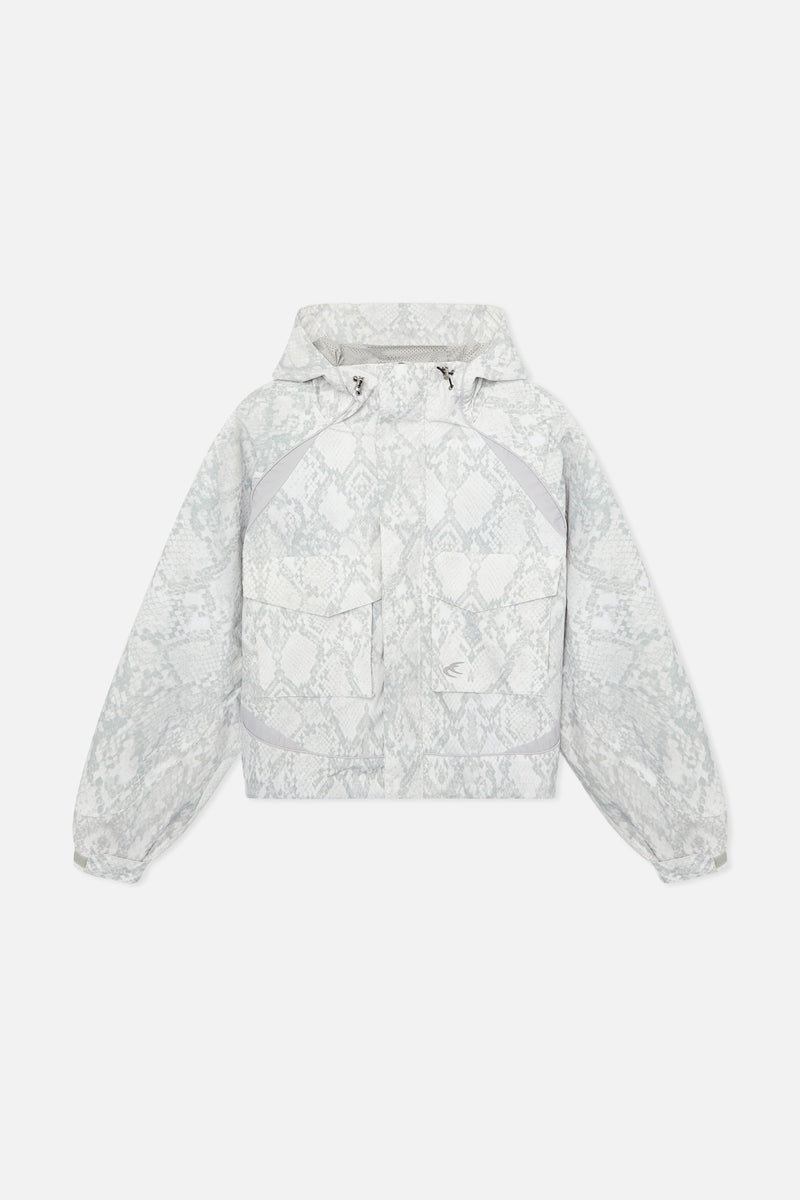Snake Light Grey Windbreaker – Scuffers