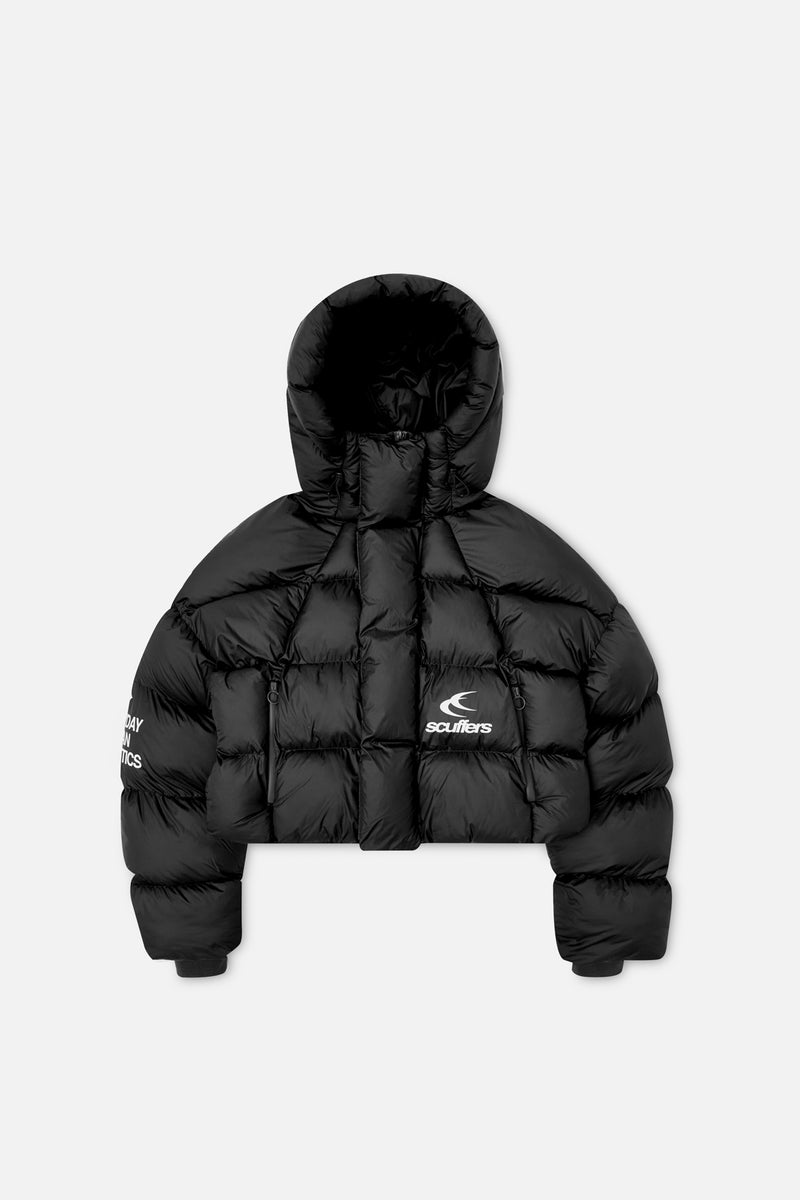 scuffers SCFF grey puffer ダウンジャケット SCFF Grey Puffer – Scuffers
