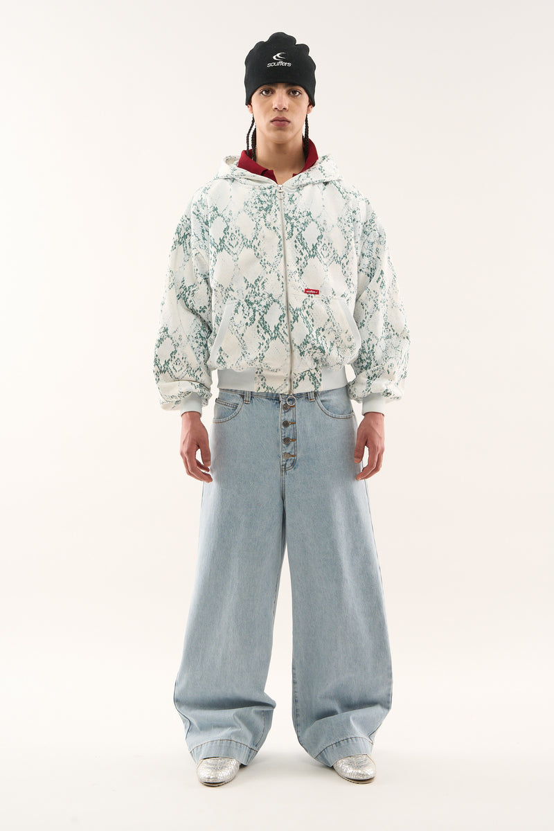 SCFF Blue Snake Zipper