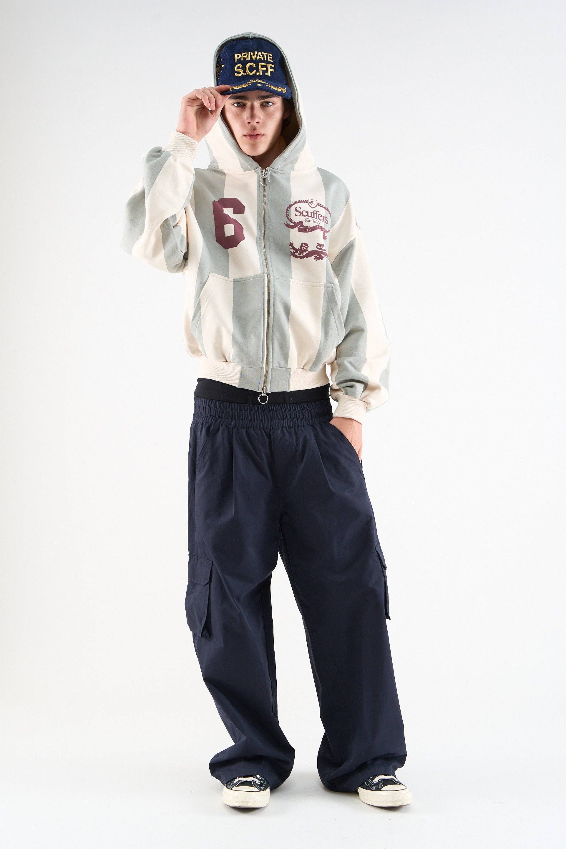 Picadilly Ecru Zipper