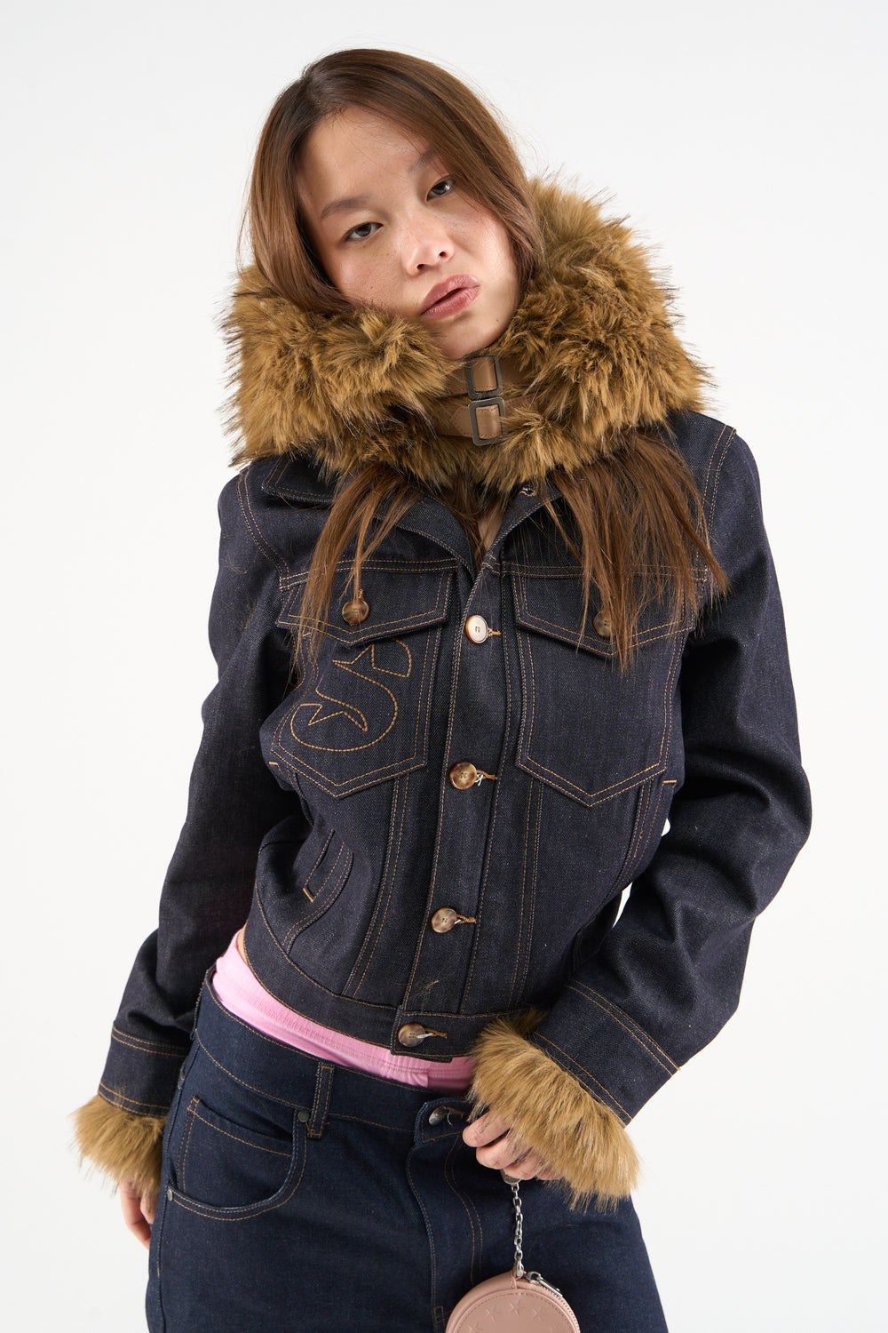 Harper Dark Blue Denim Jacket