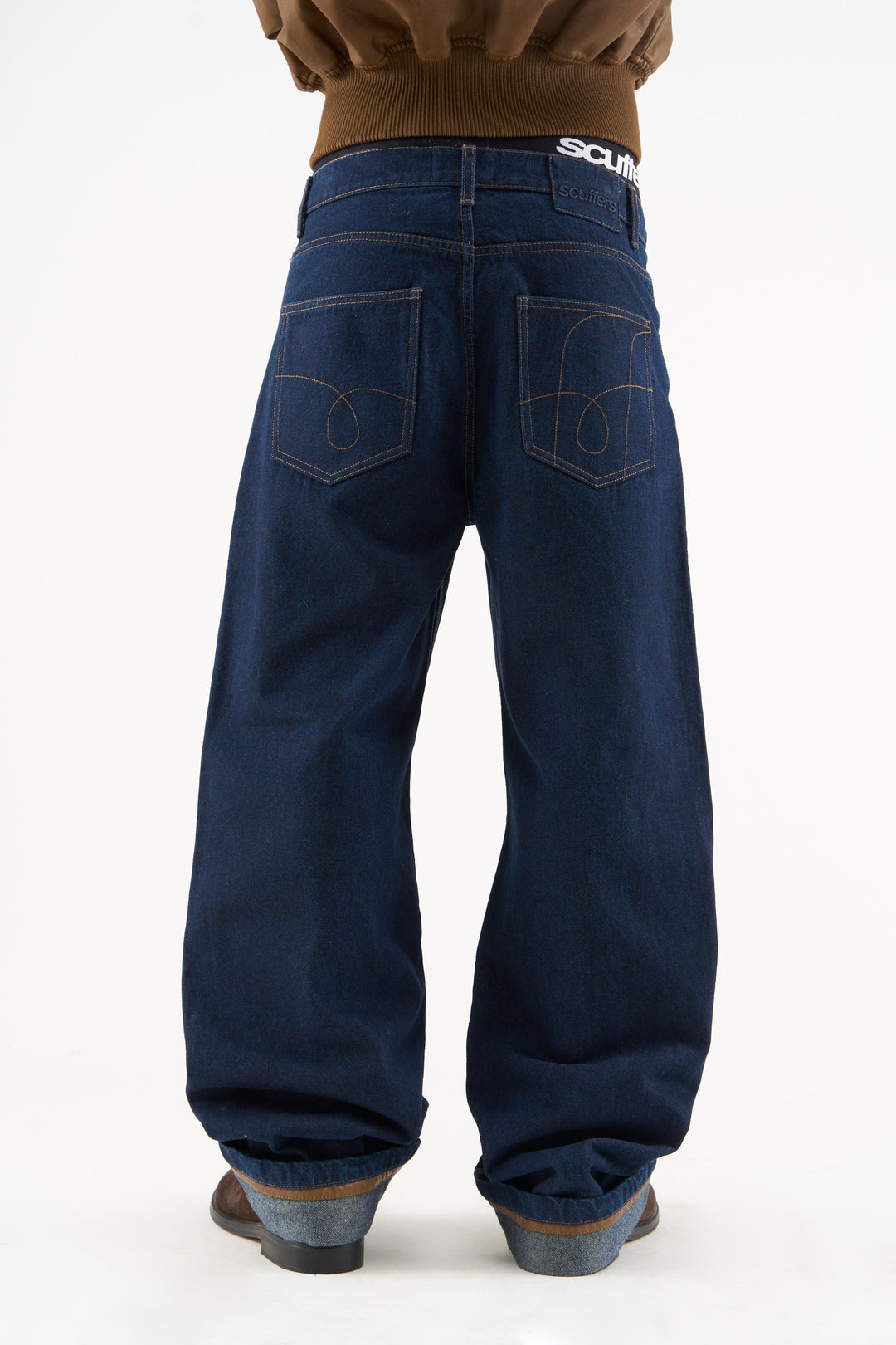 Habi Dark Blue Pants – Scuffers