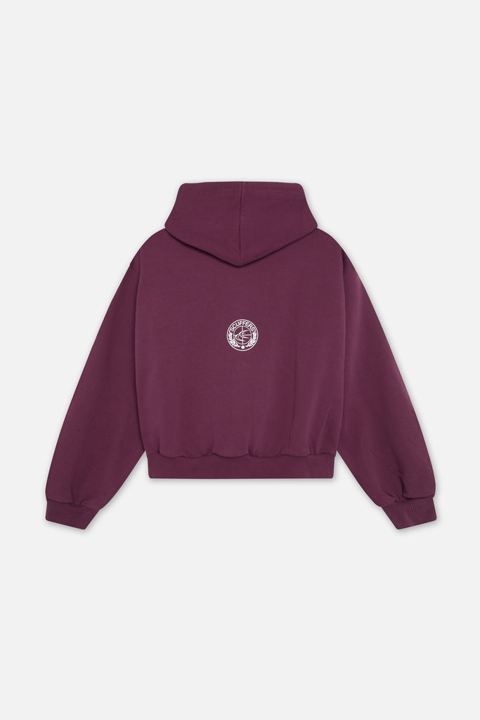 Stone Burgundy Zipper