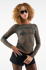 New Lace Black Longsleeve