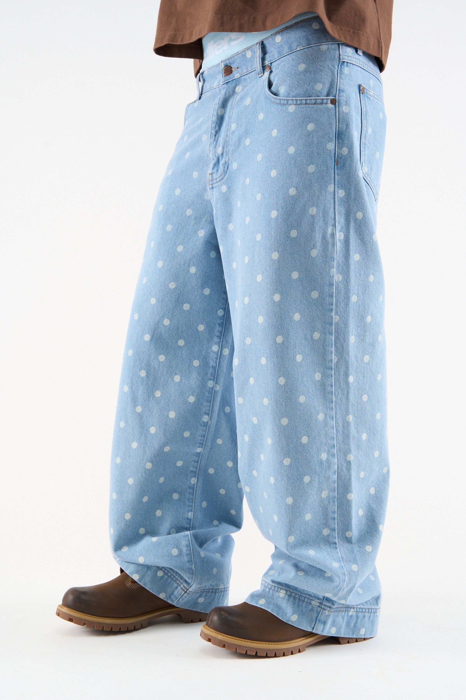 Dots Light Blue Pants