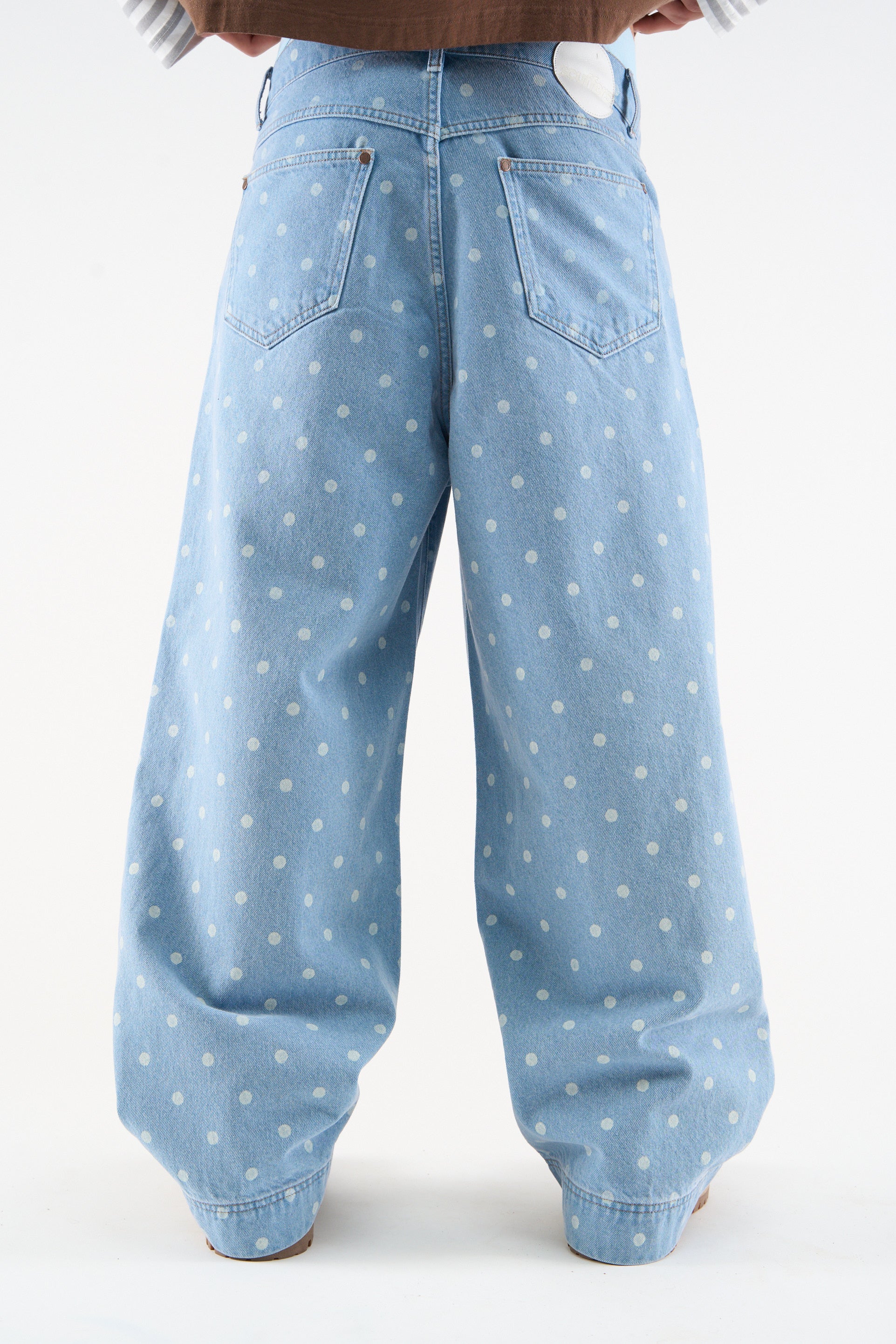 Dots Light Blue Pants
