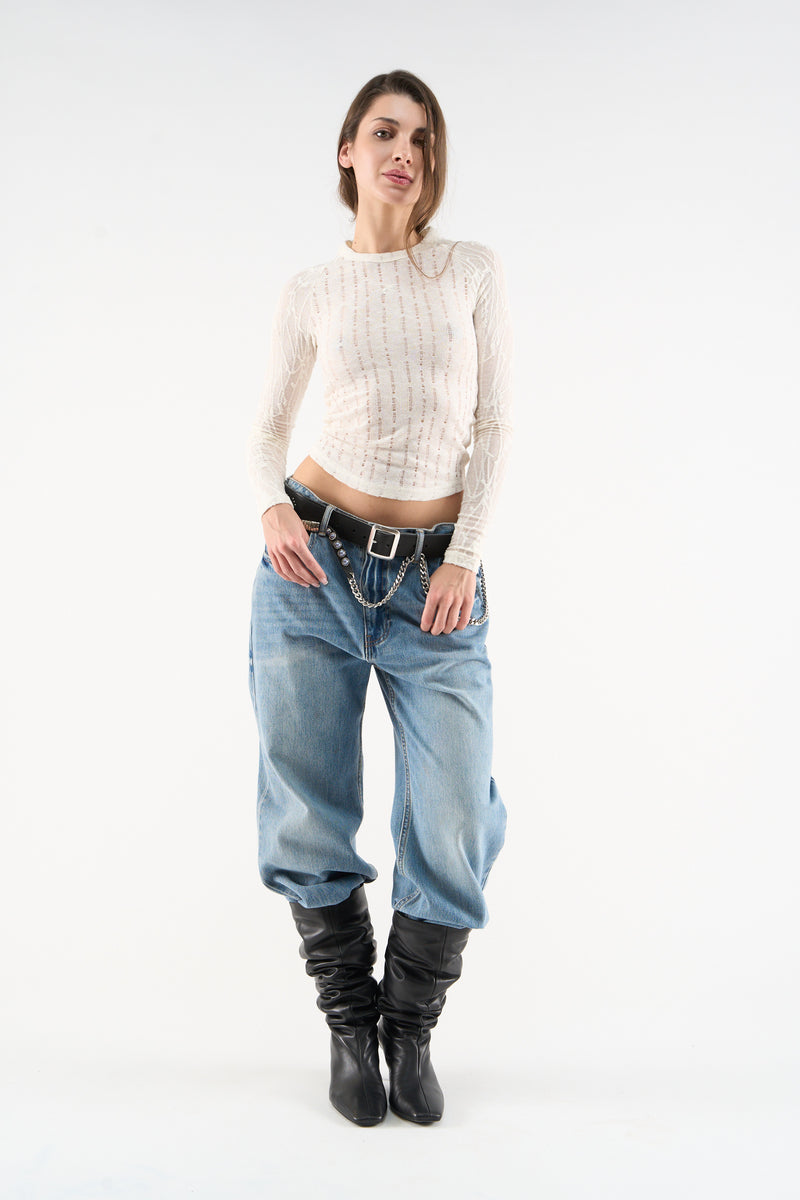 Luci Ecru Longsleeve