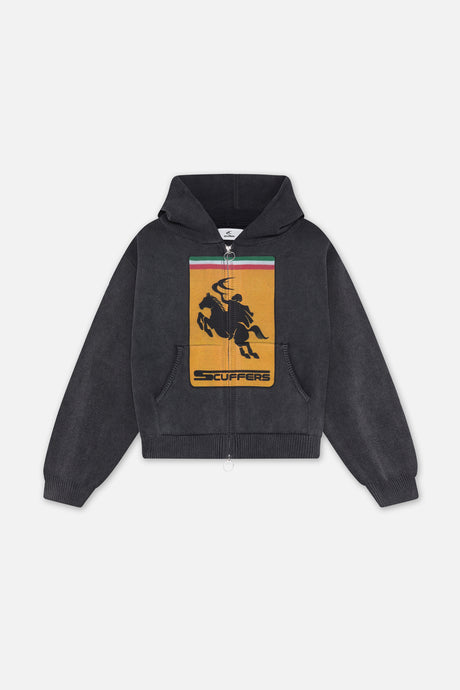 Rarri Dark Knit Zipper – Scuffers