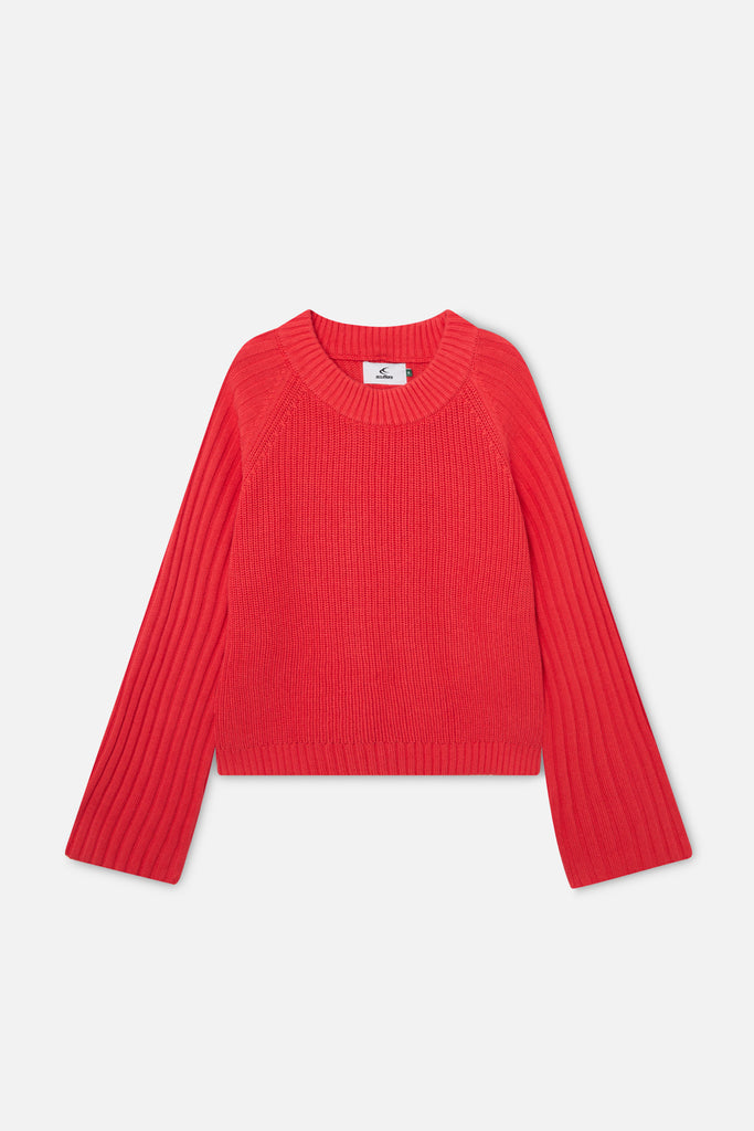 Berry Red Knit