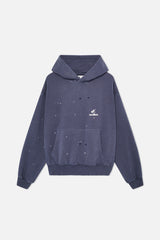 Stained Blue Hoodie