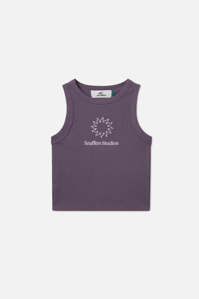 Tarifa Dark Purple Tank Top