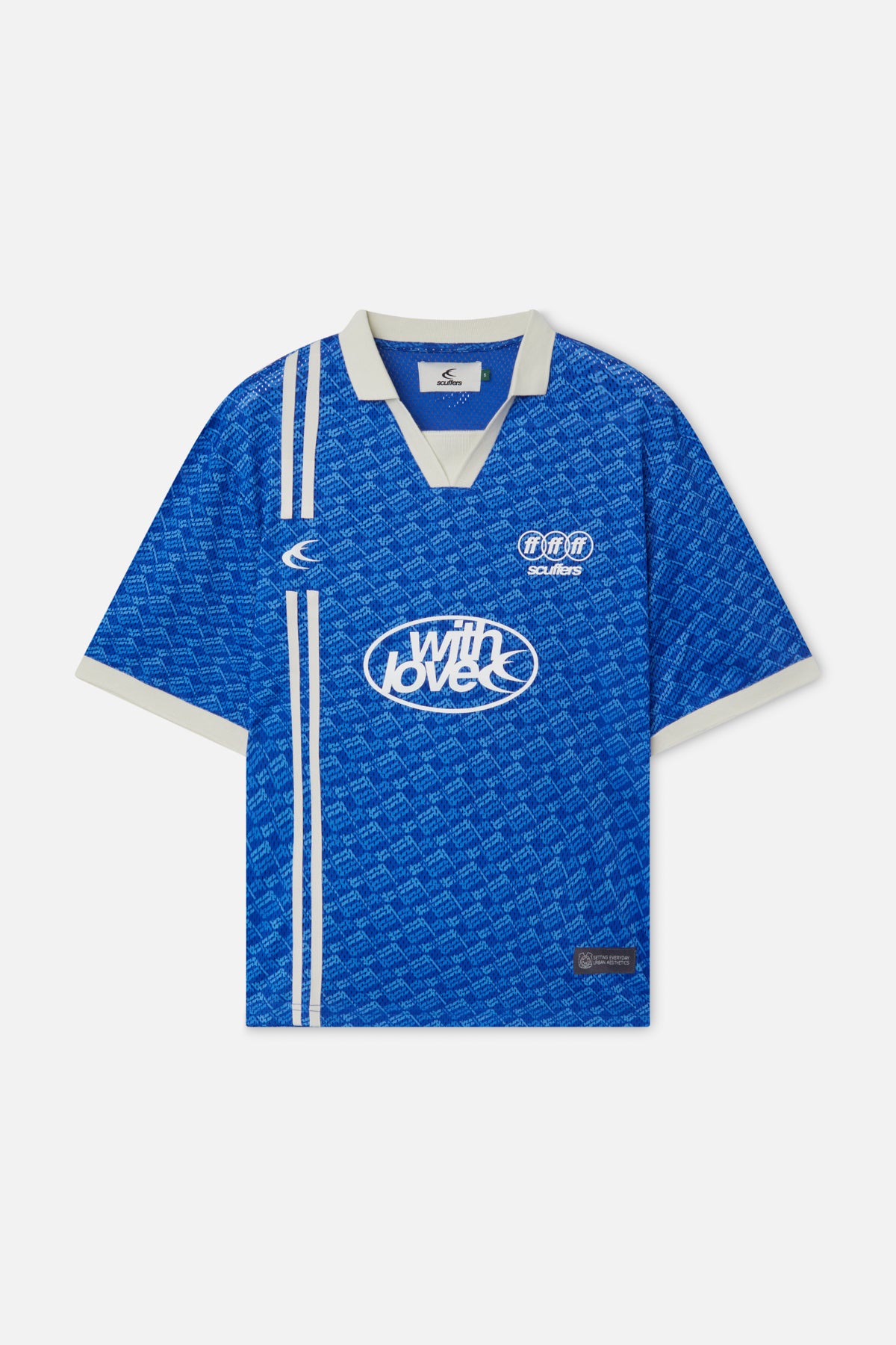 Monogram Royal Blue Football T-shirt