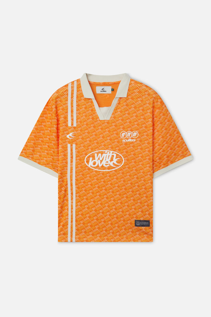 Monogram Orange Football T-shirt