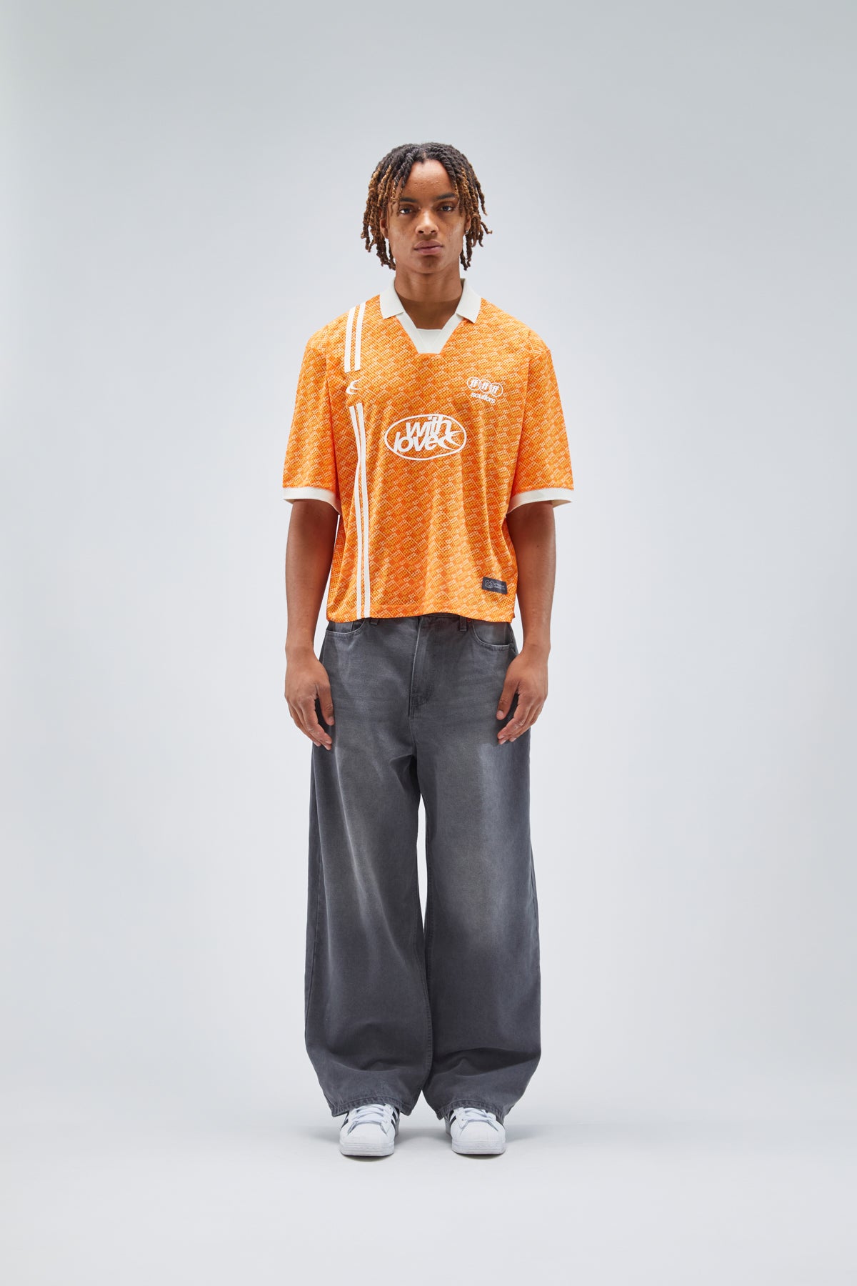 Monogram Orange Football T-shirt