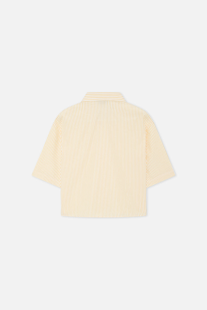 Not LA Yet Yellow Striped Shirt