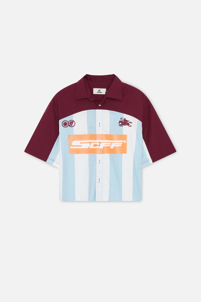 Forza Burgundy & Blue Shirt