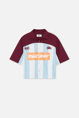 Forza Burgundy & Blue Shirt