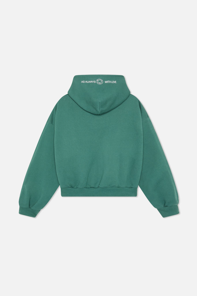 Paris Green Hoodie