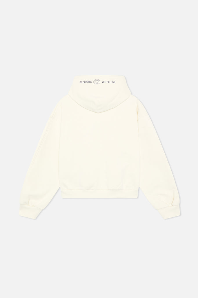 Paris Ecru Hoodie