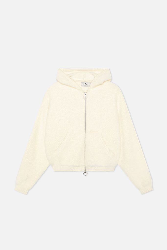 Venice Ecru Knit Zipper