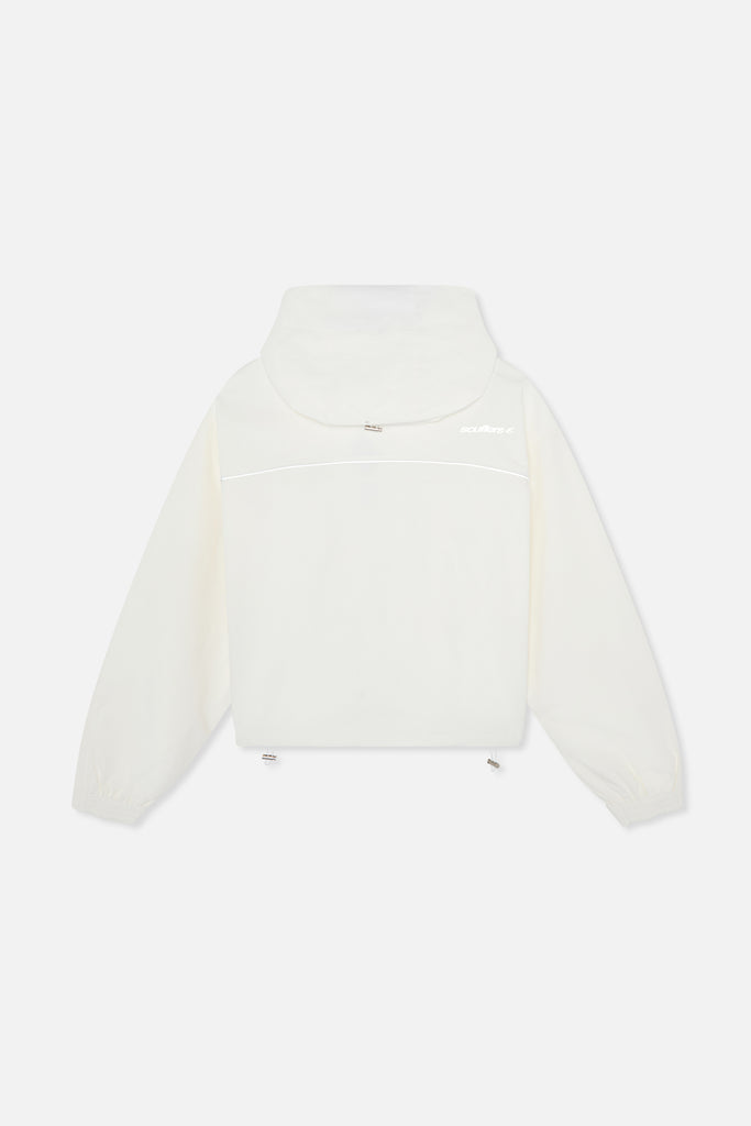 Essential White Windbreaker