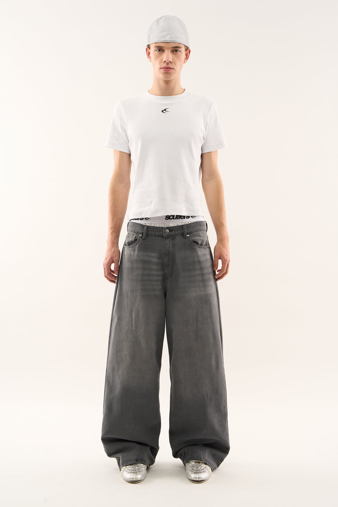 Jumbo Pants Washed Grey