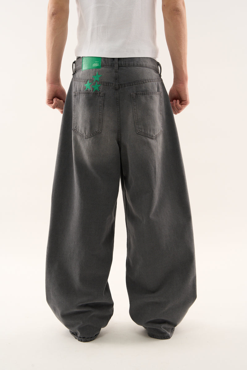 Jumbo Pants Washed Grey