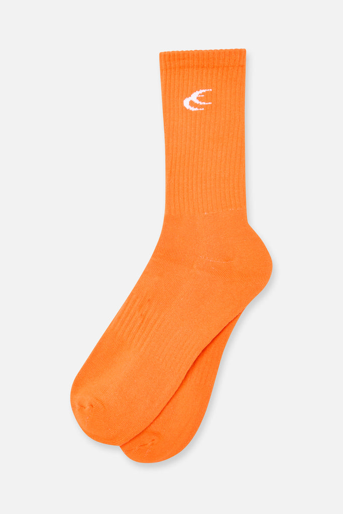 Orange Print Socks