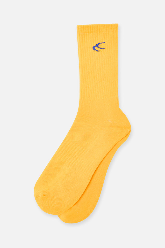 Yellow Print Socks