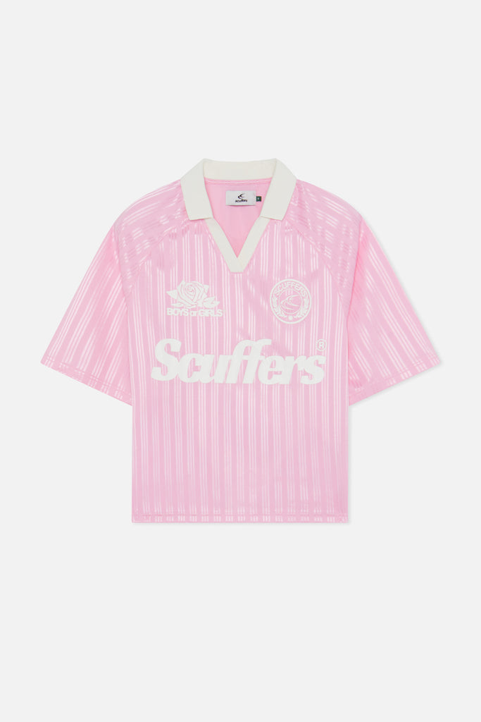 Pearl Pink Football T-Shirt – Scuffers