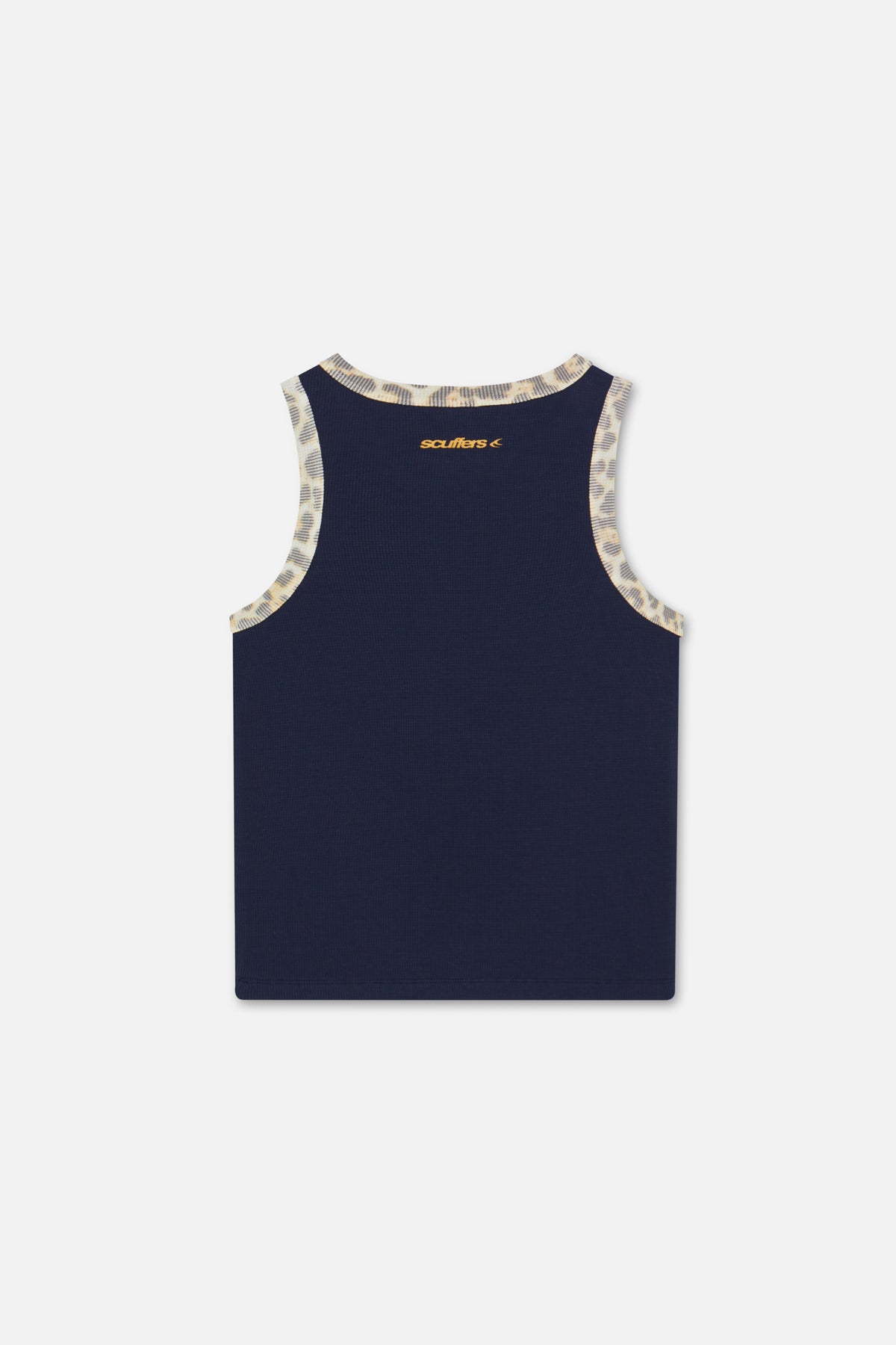Animal Navy Waffle SCFF Tank Top