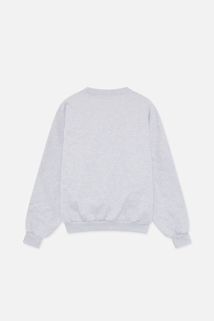 Everyday Grey Melange Crewneck