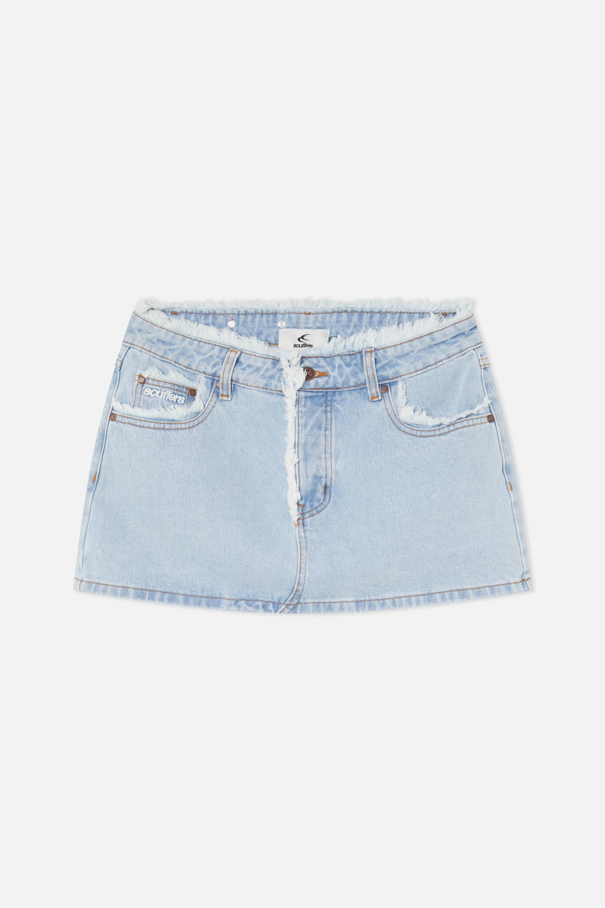 Label Light Blue Denim Skirt