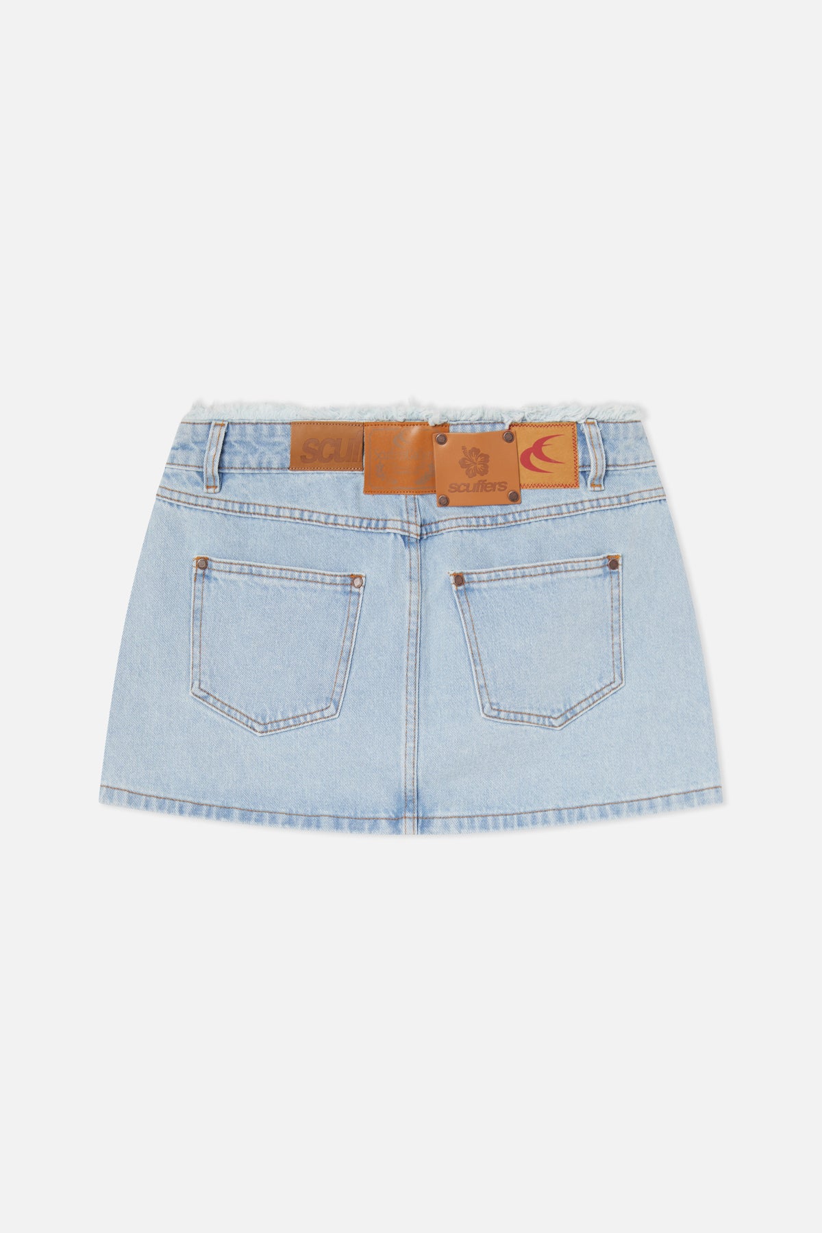 Label Light Blue Denim Skirt
