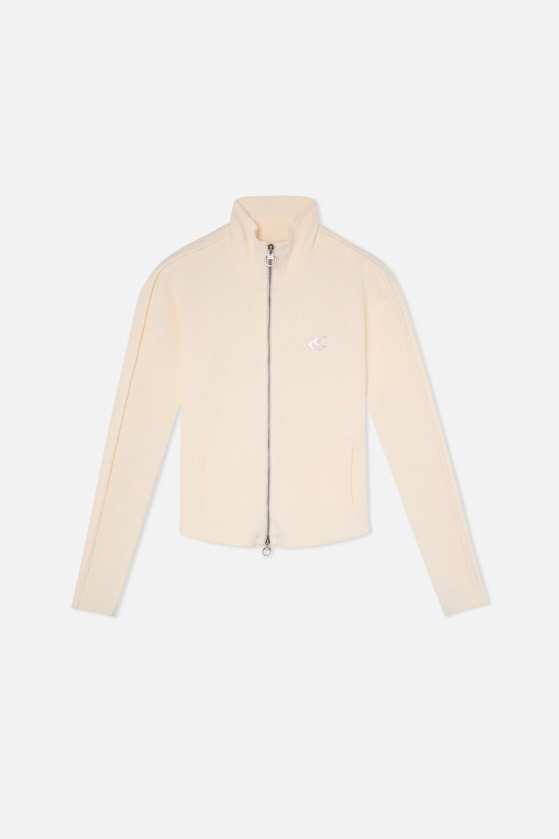 Monaco Ecru Zipper