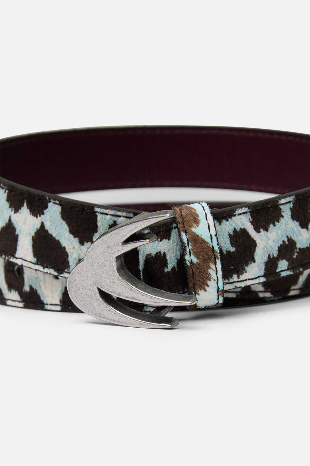 White Leopard Belt