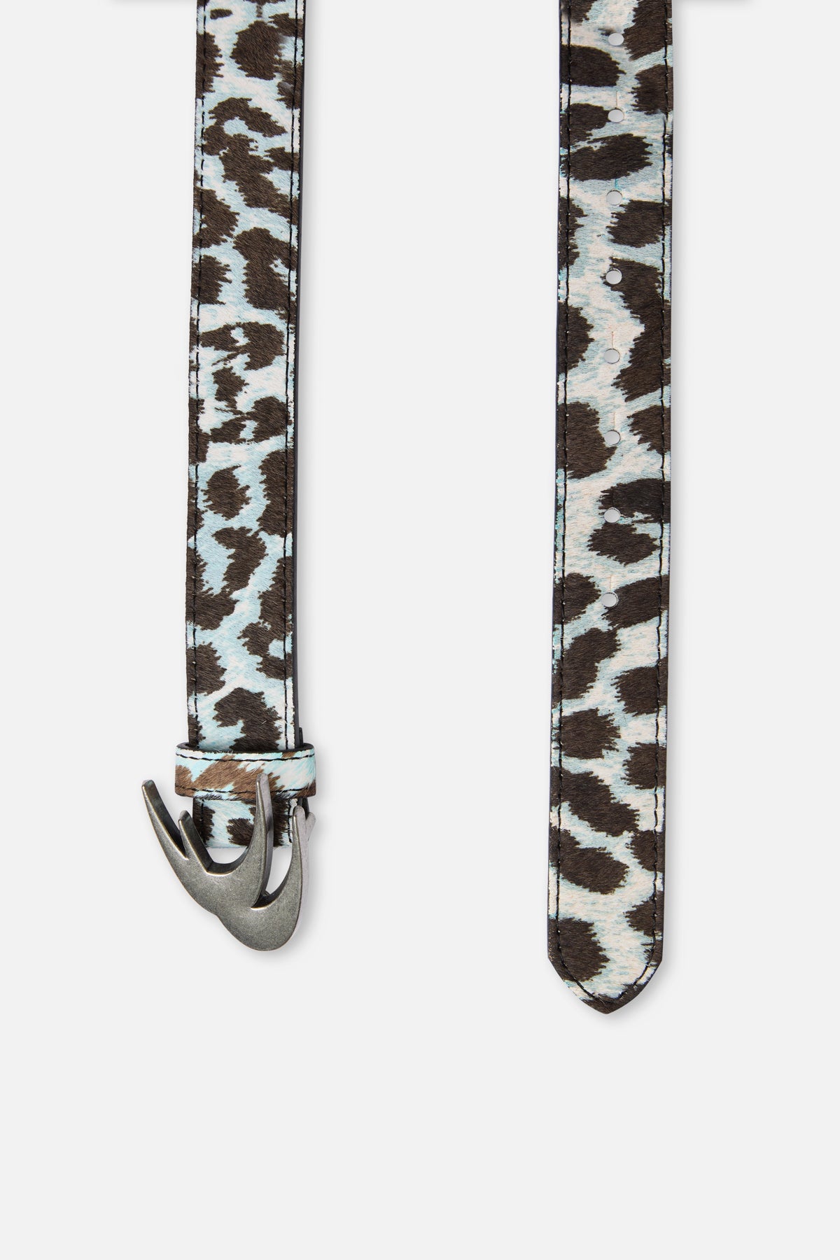 White Leopard Belt