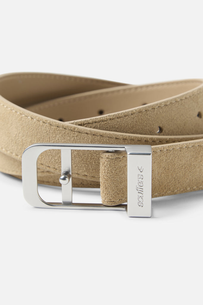 Suede Ecru Belt