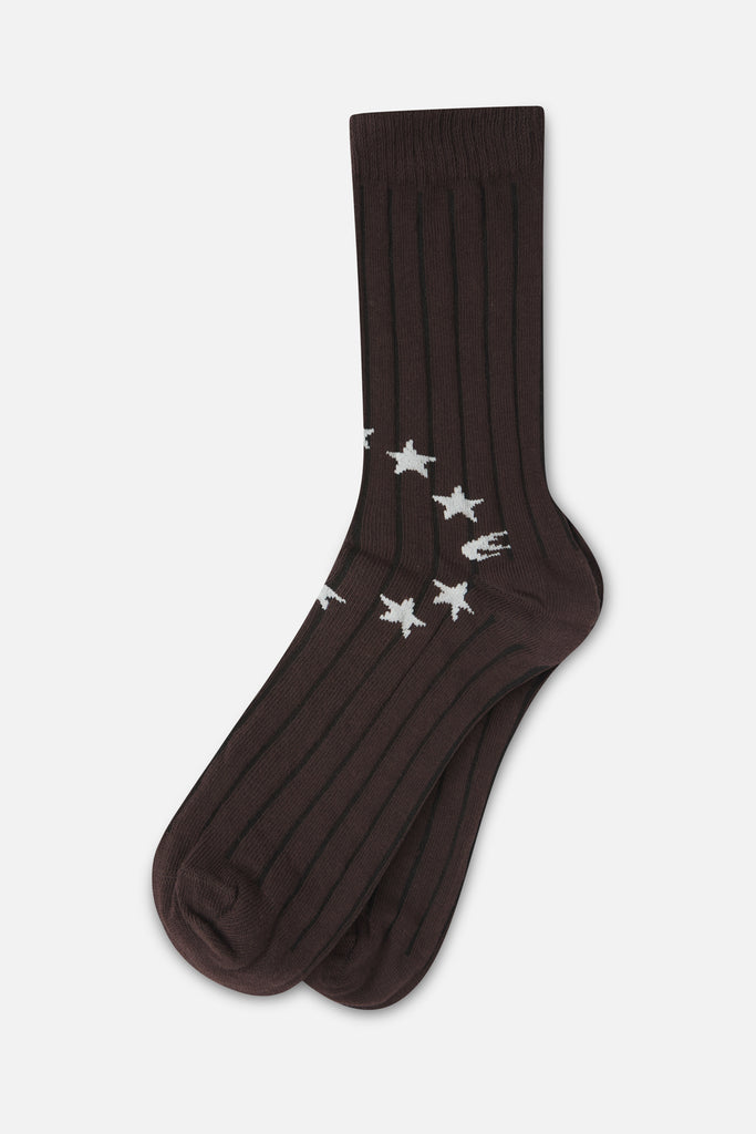 EA Brown Socks