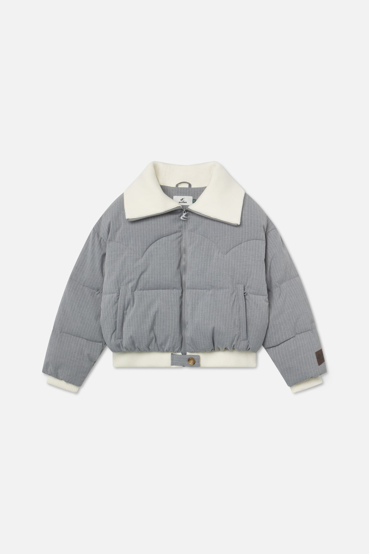 Donatello Light Grey Puffer