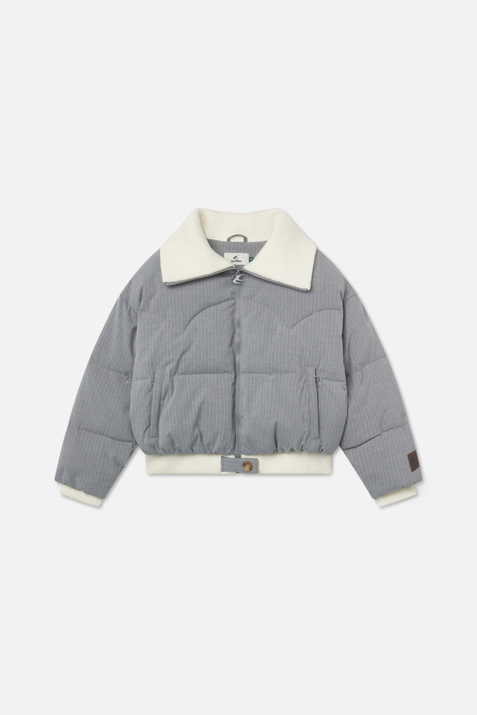 Donatello Light Grey Puffer