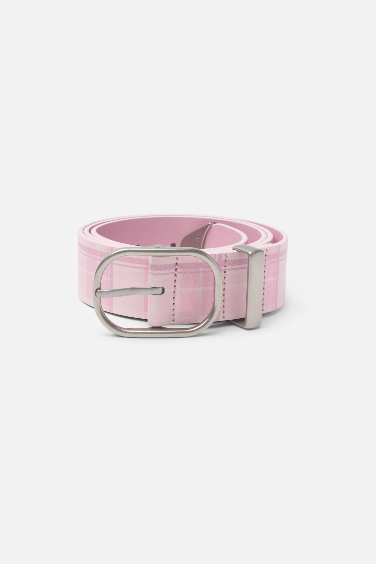 Checkered Pink Belt