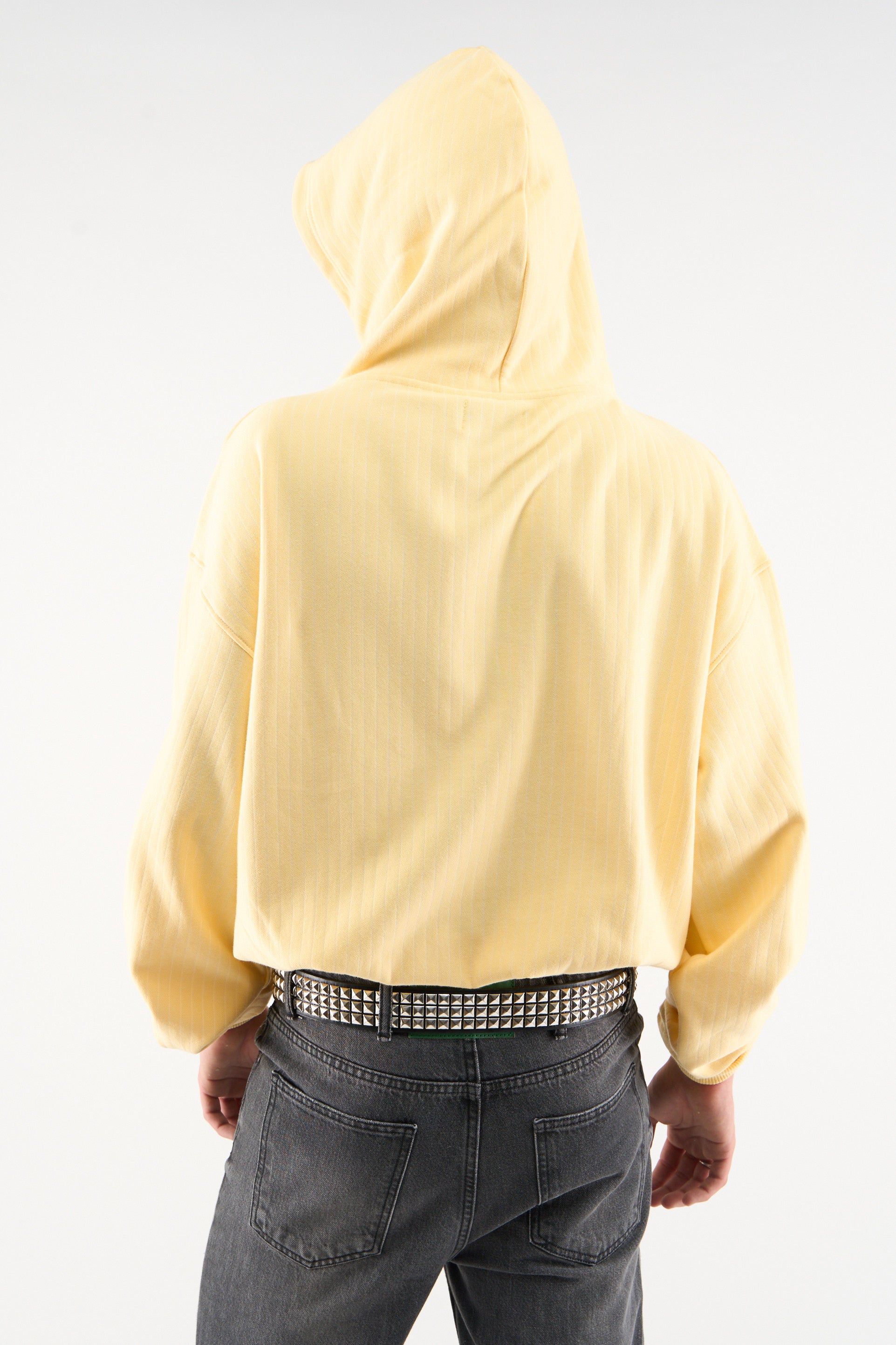 Iconic Yellow Pinstripe Hoodie