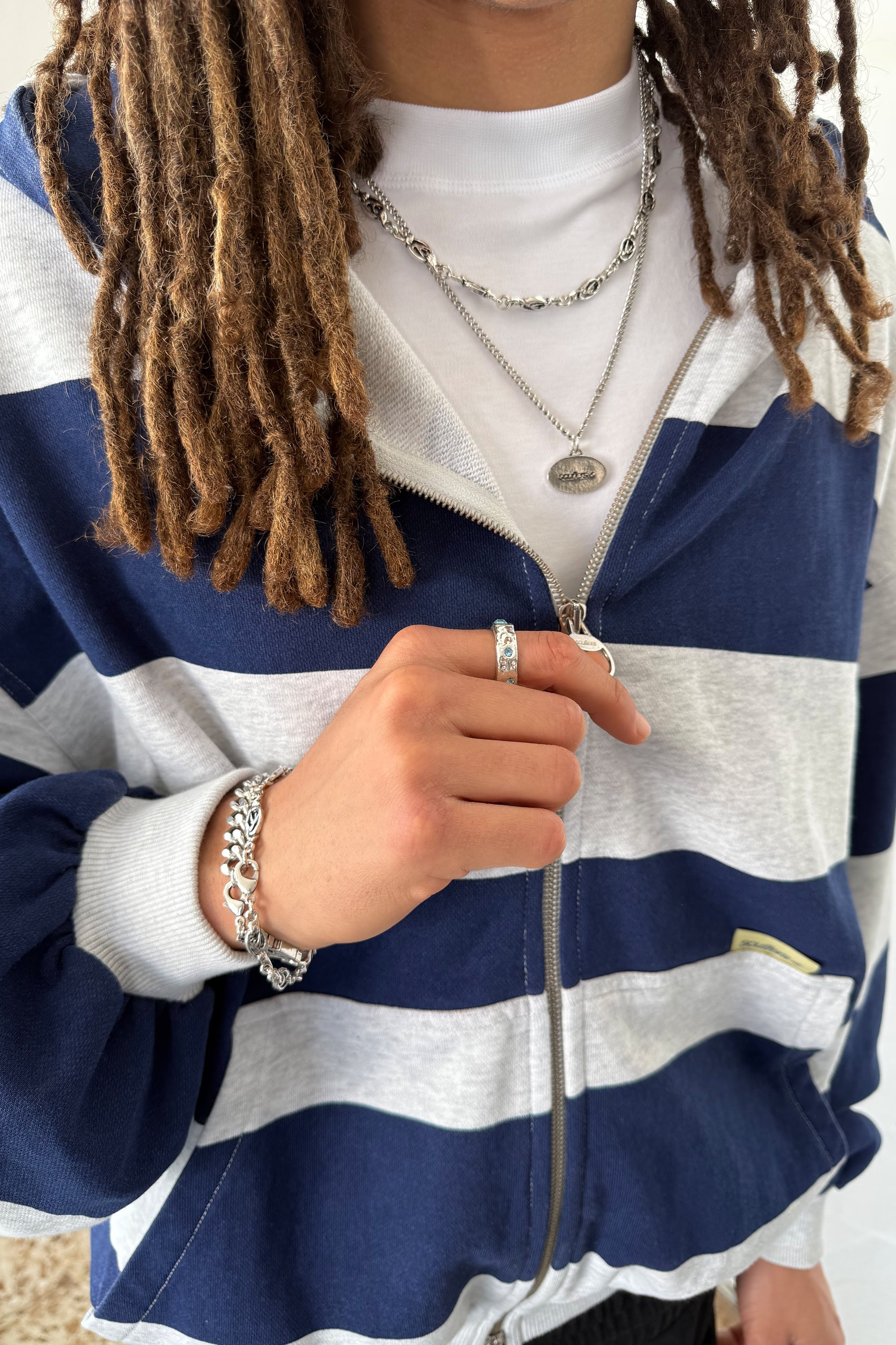 Club Navy Zipper – Scuffers