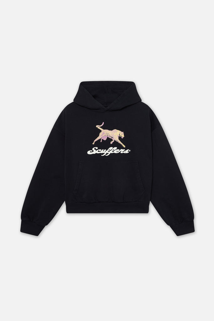 Cheetah Black Hoodie