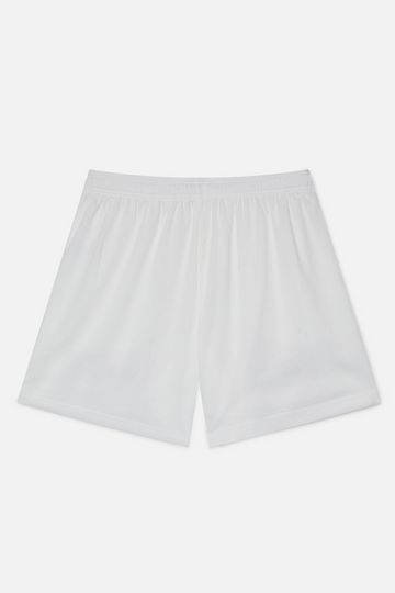 With Love Mesh White Shorts – Scuffers